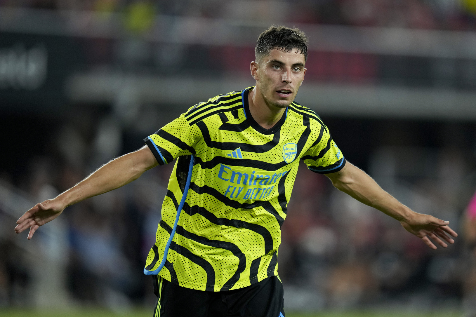 Kai Havertz oslavuje strelený