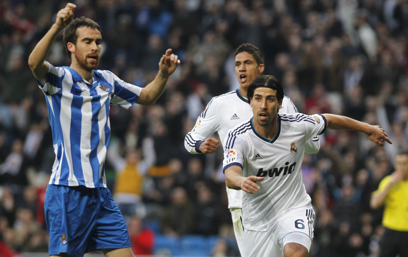 Sami Khedira oslavuje gól