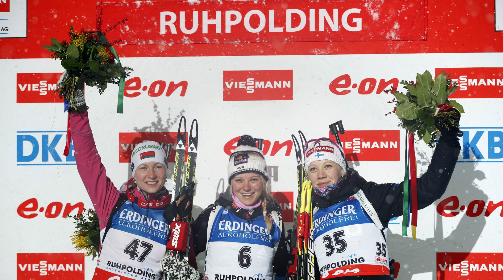 Darja Domračevová, Miriam Gössnerová,