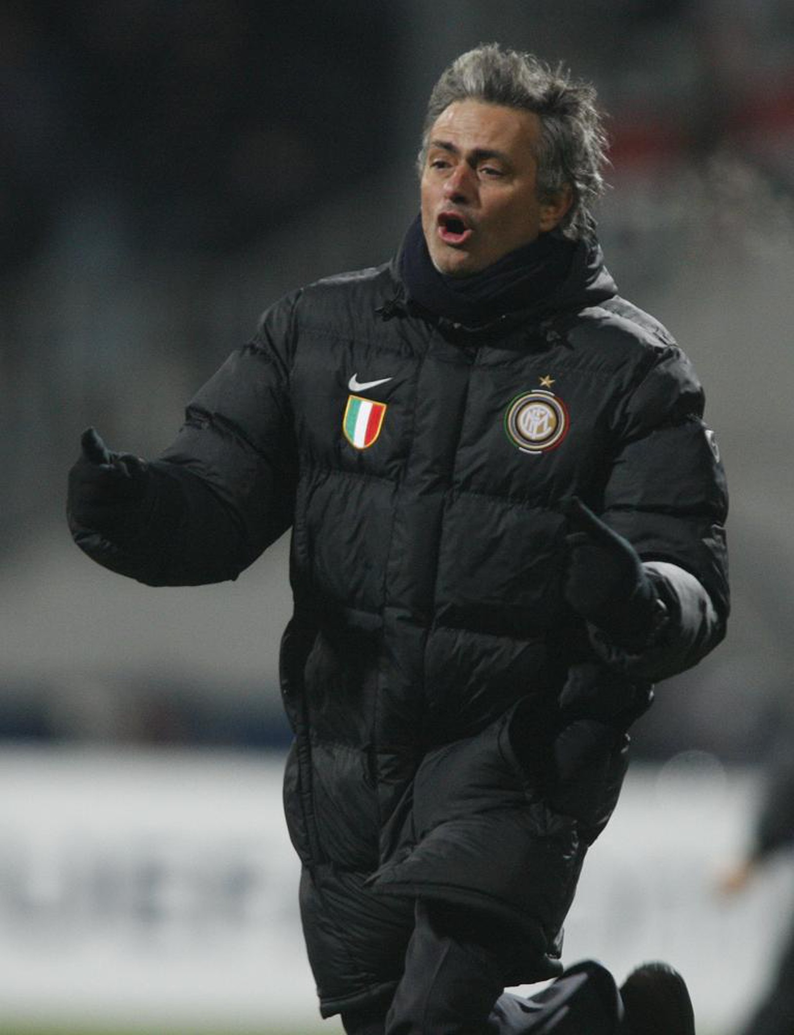 Jose Mourinho oslavuje gól