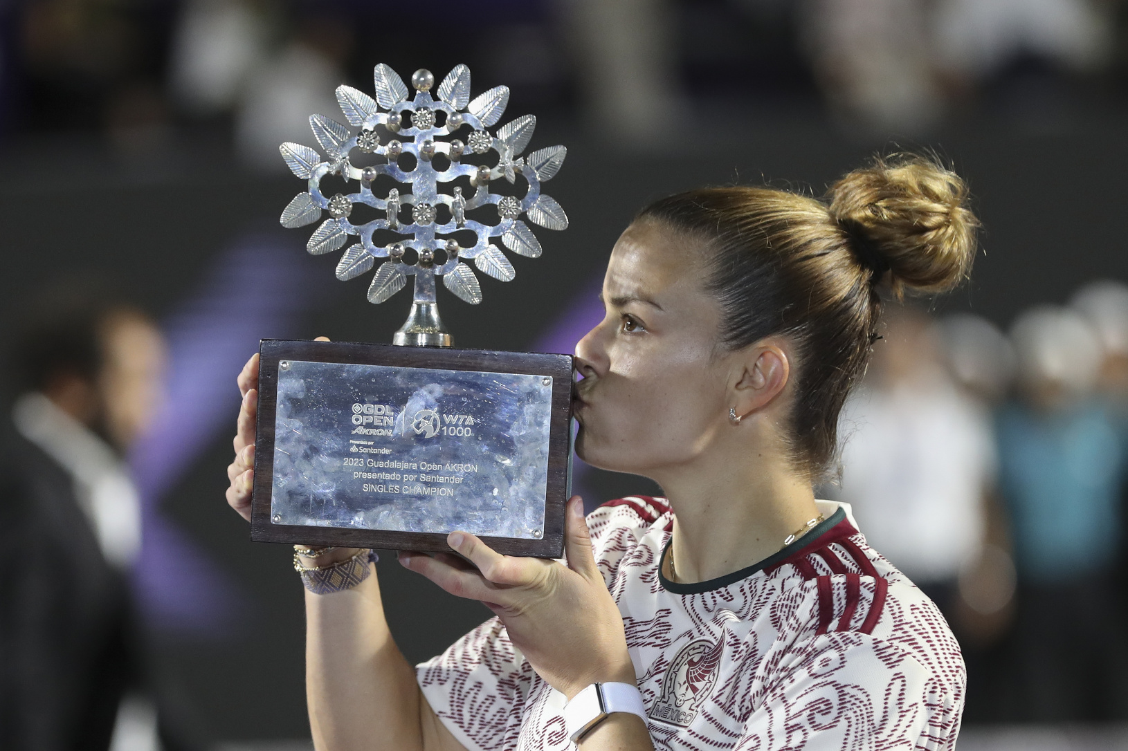 Maria Sakkariová s trofejou