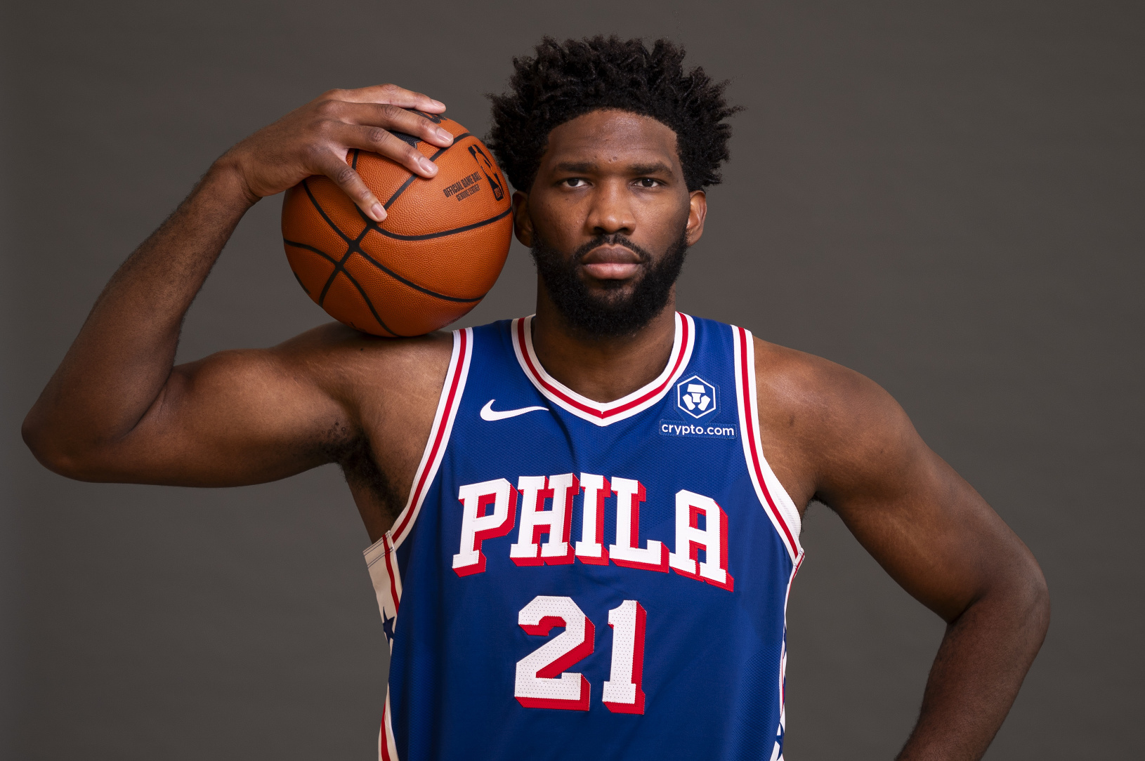 Joel Embiid počas mediálneho
