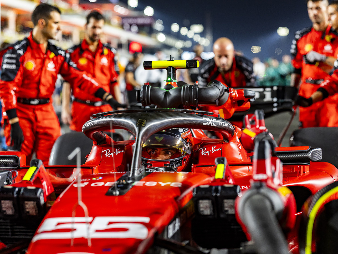 Carlos Sainz (Ferrari) počas