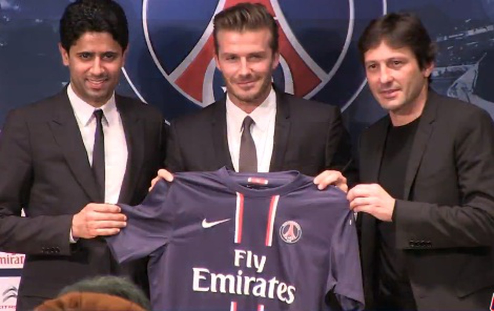 David Beckham sa upísal