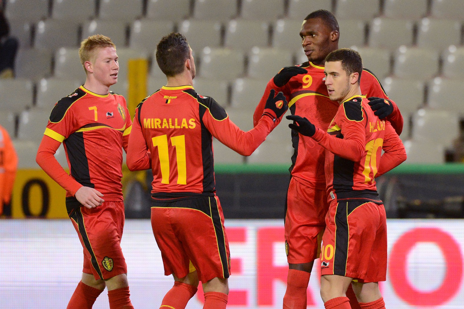 Belgická radosť po góle