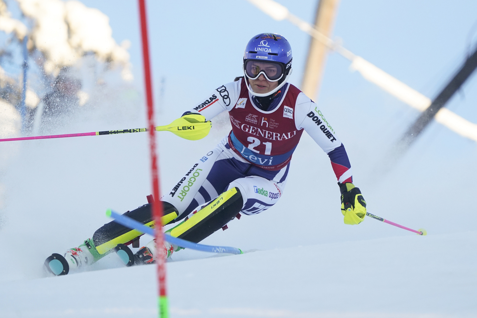 Martina Dubovská v slalome