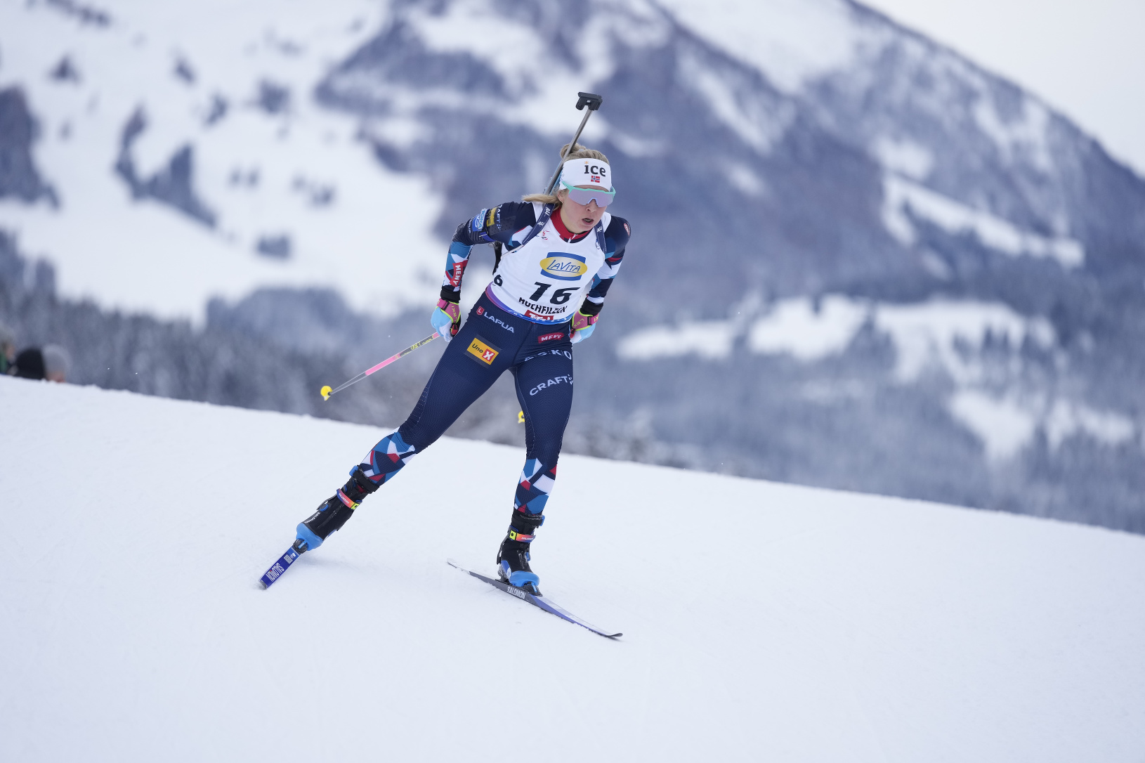 Nórska biatlonistka Ingrid Landmark