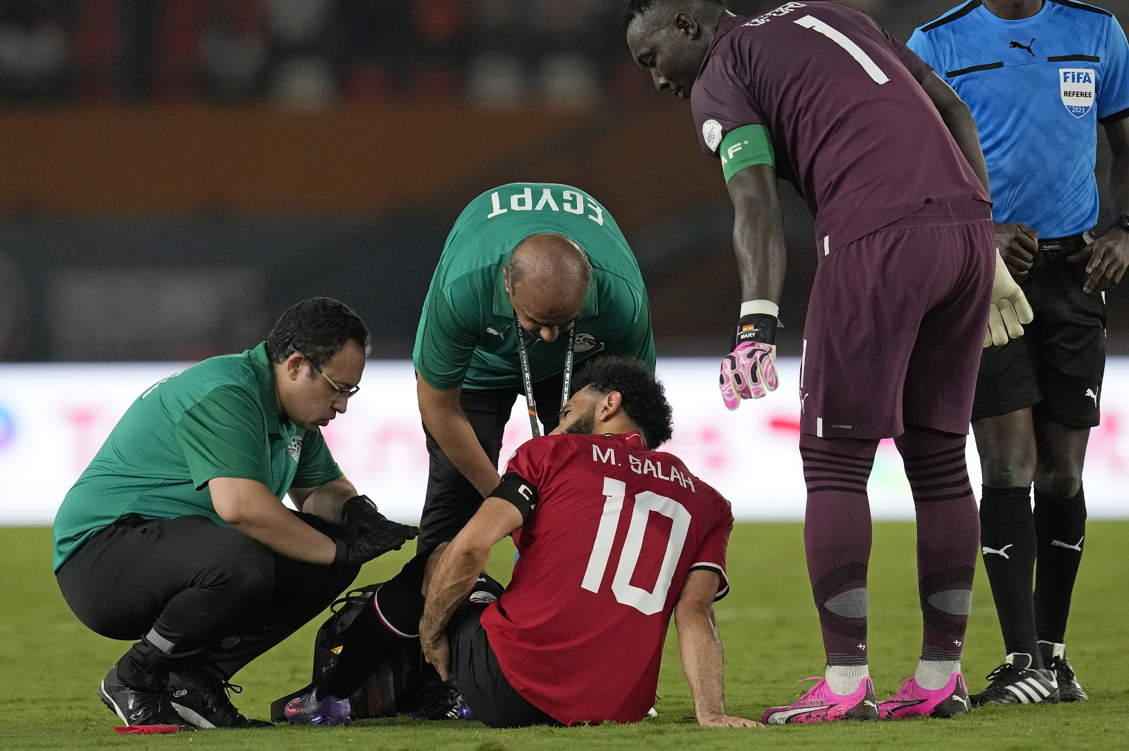 Mohamed Salah utrpel počas
