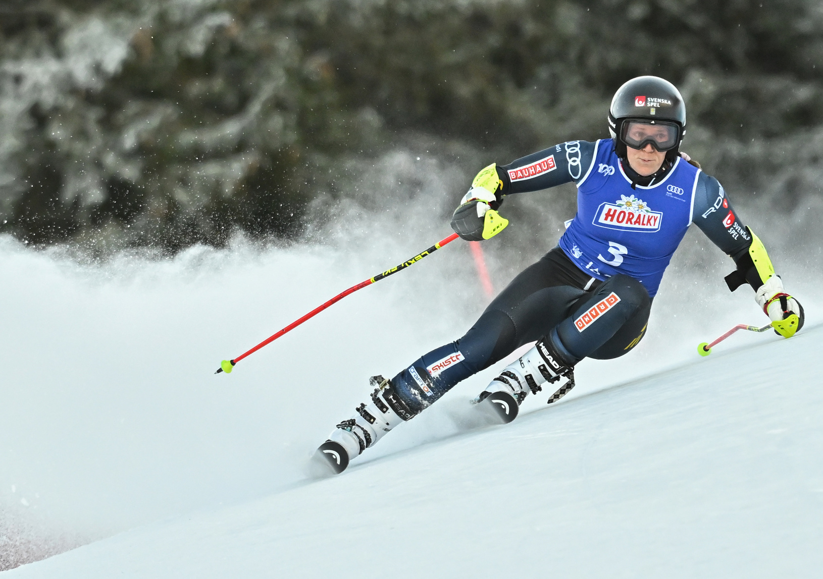 Na snímke švédska lyžiarka