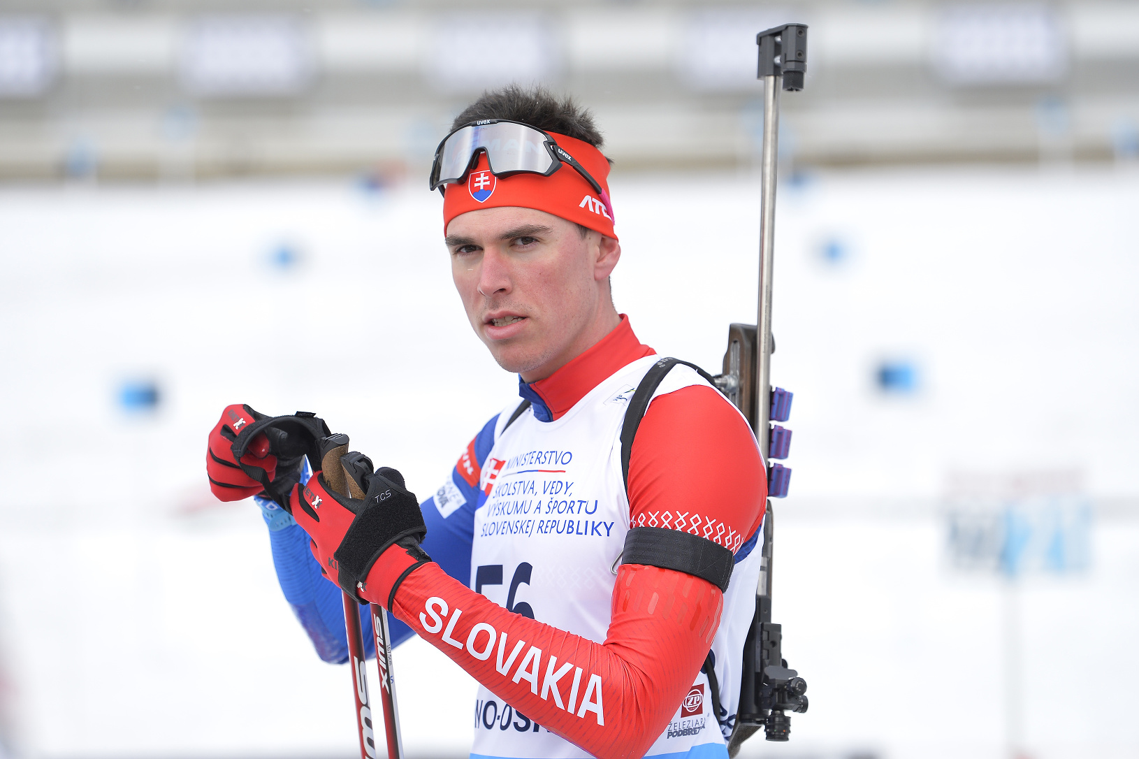 Na snímke slovenský biatlonista