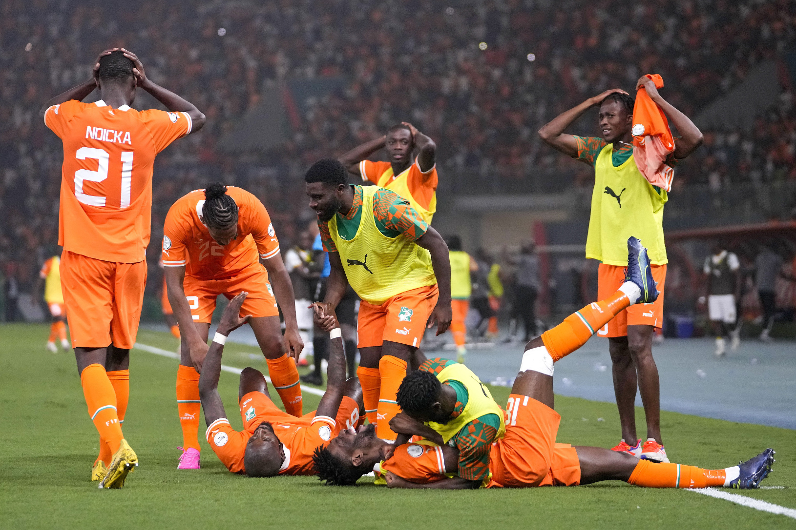 Frustrovaní hráči Pobrežia Slonoviny