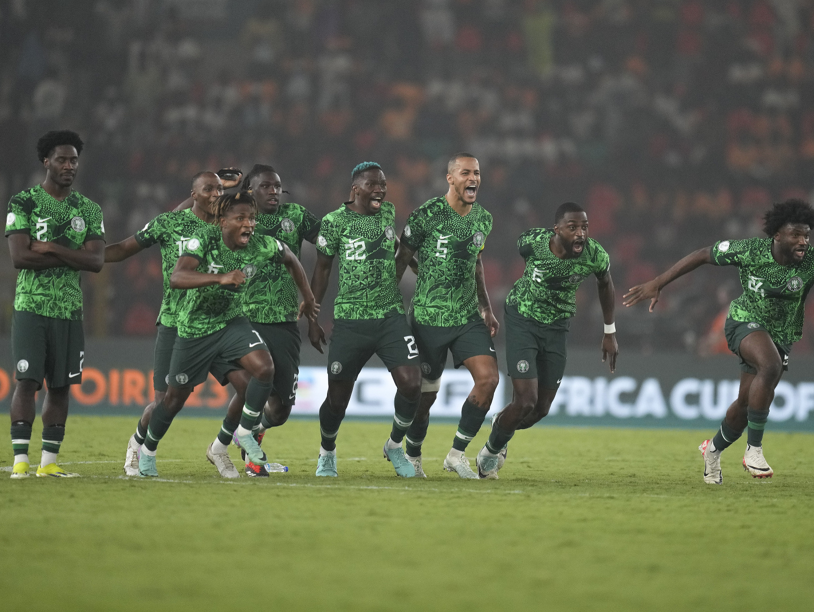 Futbalisti Nigérie sa radujú