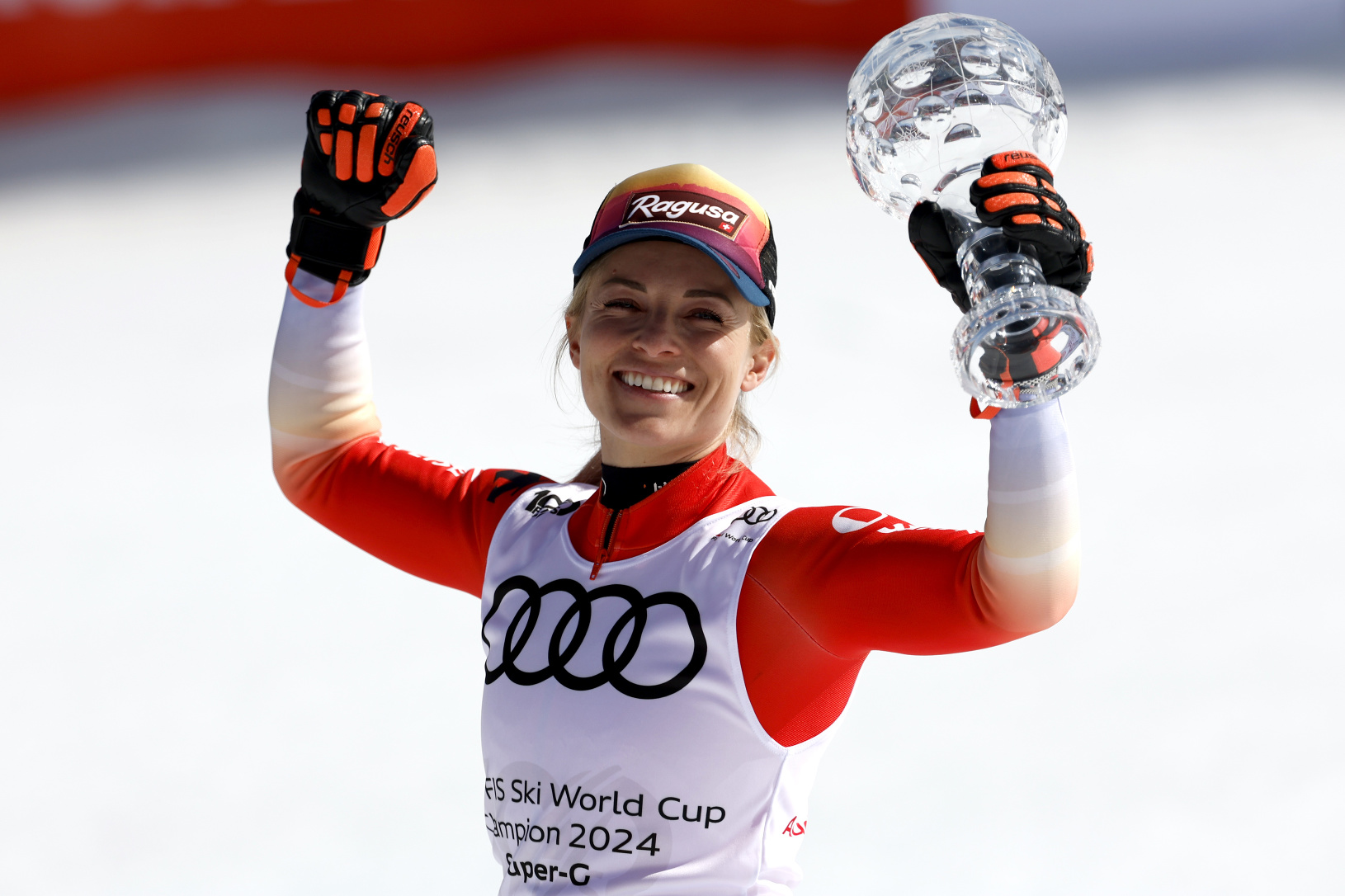 Švajčiarska lyžiarka Lara Gutová