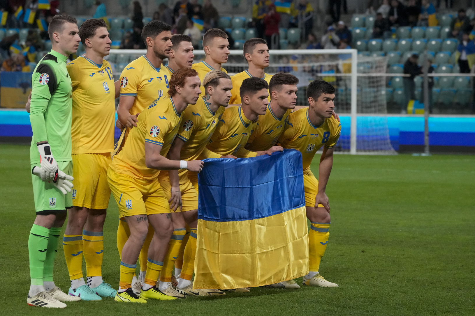 Hráči Ukrajiny