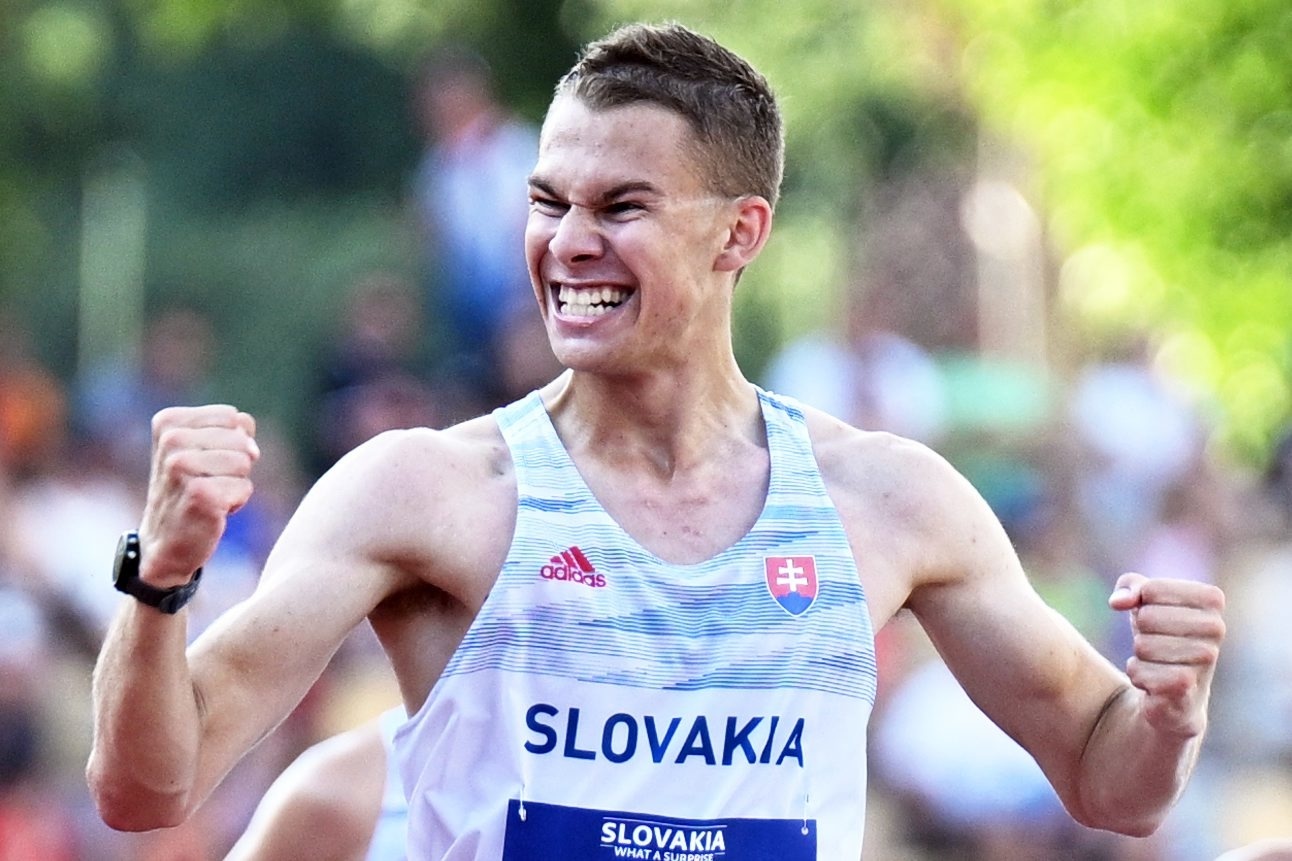 Na snímke slovenský reprezentant