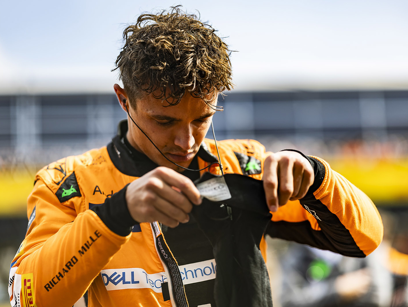 Britský pretekár Lando Norris