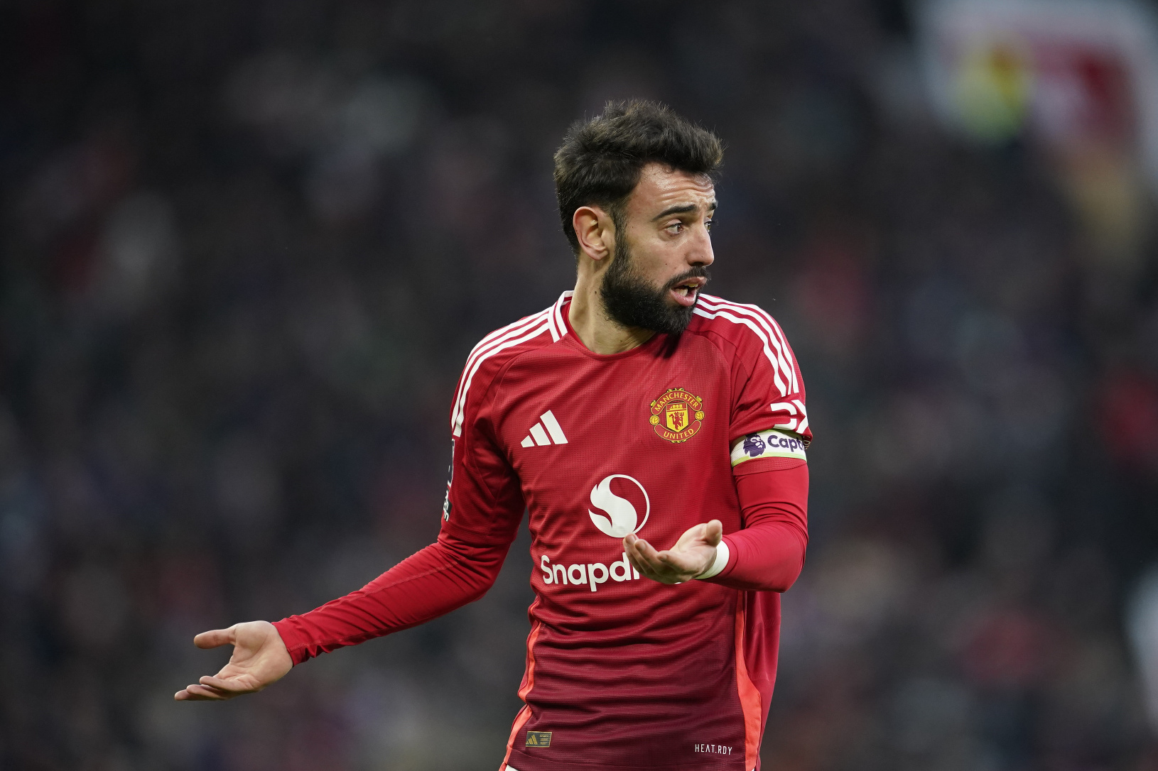 Frustrovaný Bruno Fernandes z