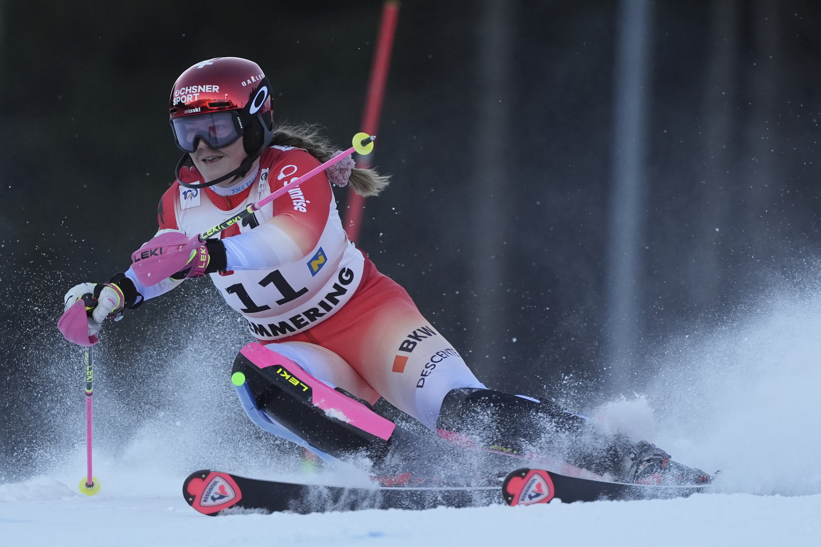 Melanie Meillardová počas 1.