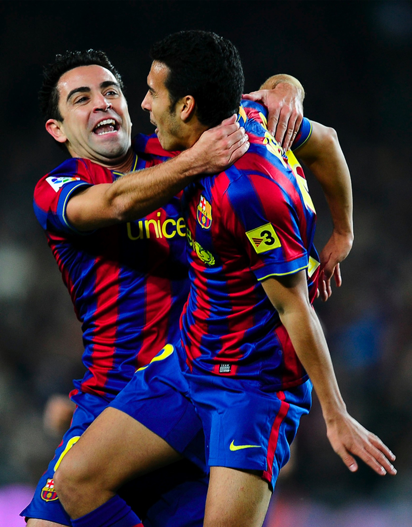 Pedro Rodriguez a Xavi