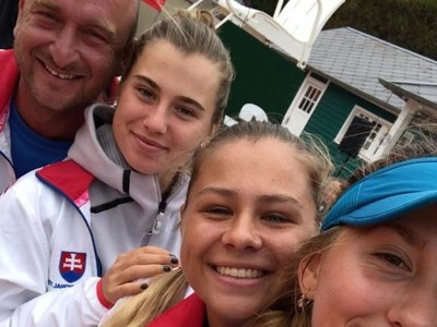 Slovenské tenisové reprezentantky na majstrovstvách Európy