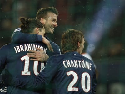 David Beckham a Zlatan