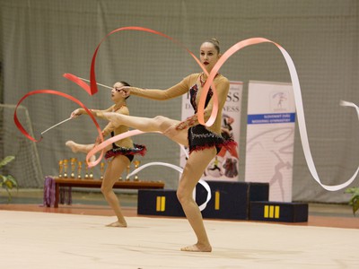 FOTOGALÉRIA Moderné gymnastky v