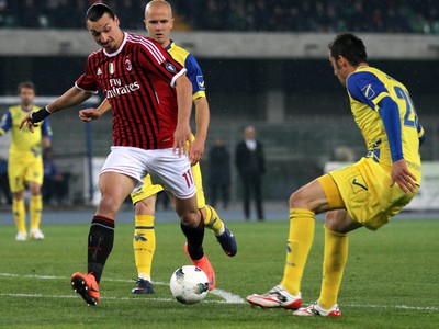 Zlatan Ibrahimovič a Gennaro Sardo