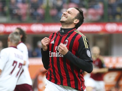 Giampaolo Pazzini a jeho radosť z gólu