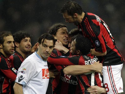 Spokojní hráči AC Milána