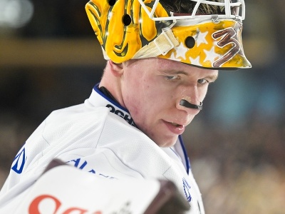 Slovenský brankár Adam Gajan