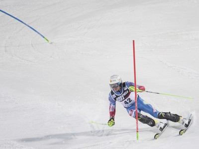 Na snímke slovenský lyžiar Adam Žampa 