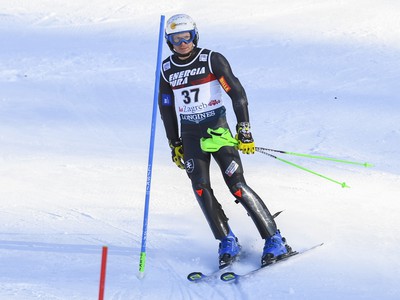 Na snímke slovenský lyžiar Adam Žampa