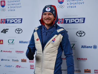 Adam Žampa pred odchodom členov slovenskej výpravy na XXIV. zimné olympijské hry v Pekingu