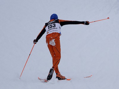 Venezuelský bežec na lyžiach Adrian Solano