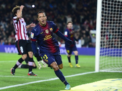 Adriano a jeho gólová radosť