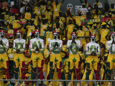 Fanúšikovia Senegalu