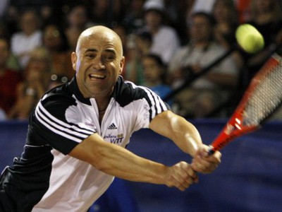 Andre Agassi v plnom