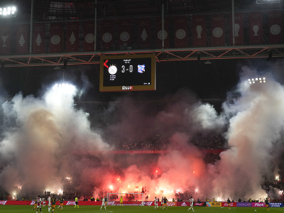 Oslavy fanúšikov Ajaxu Amsterdam