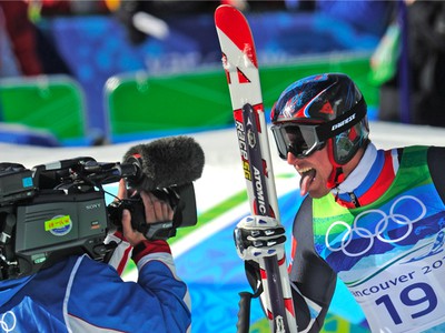 Víťaz super G Aksel Lund Svindal
