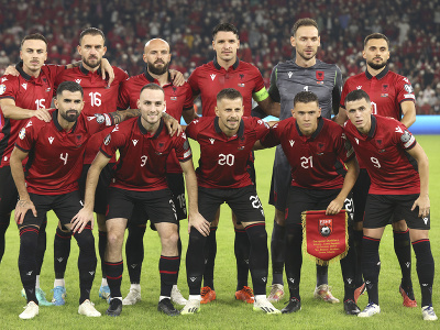 Futbalisti Albánska pred súbojom s Českom