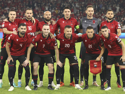 Futbalisti Albánska pred súbojom