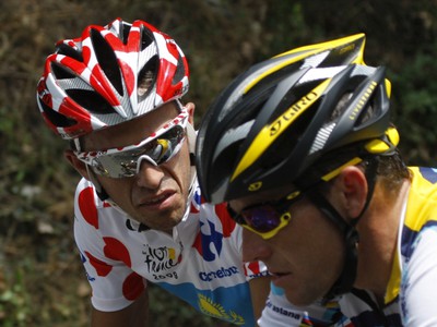 Alberto Contador, Lance Armstrong, 5. júla 2009
