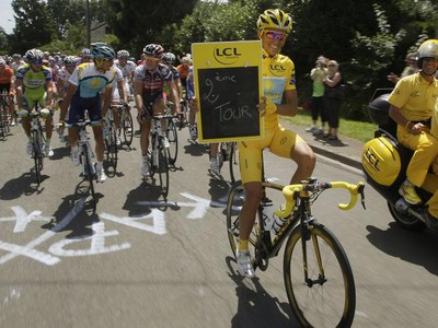 Celkový víťaz TdF Alberto Contador, 26.7.2009