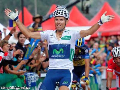 Triumfujúci Alejandro Valverde