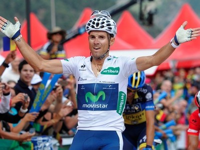 Triumfujúci Alejandro Valverde