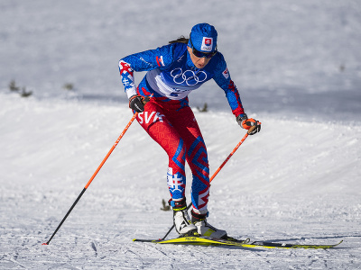 Na snímke slovenská bežkyňa na lyžiach Alena Procházková počas kvalifikácie šprintu voľnou technikou žien v stredisku Čang-ťia-kchou na ZOH 2022 v Pekingu