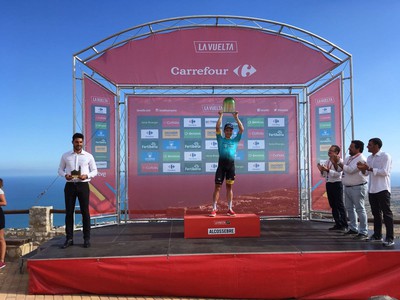 Kazach Alexej Lucenko z tímu Astana sa stal víťazom piatej etapy na cyklistických pretekoch Vuelta a Espaňa