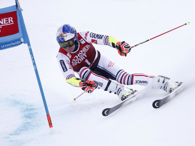 Alexis Pinturault počas obrovského slalomu v Lenzerheide