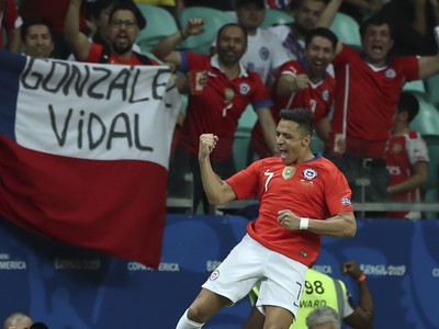 Alexis Sanchez sa raduje z víťazného gólu