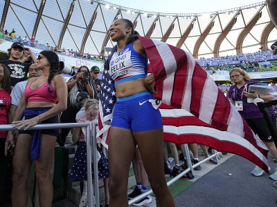 Americká atlétka Allyson Felixová